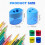 12Pieces Two Hole Pencil Sharpener Ergonomic-Oval double hole 4