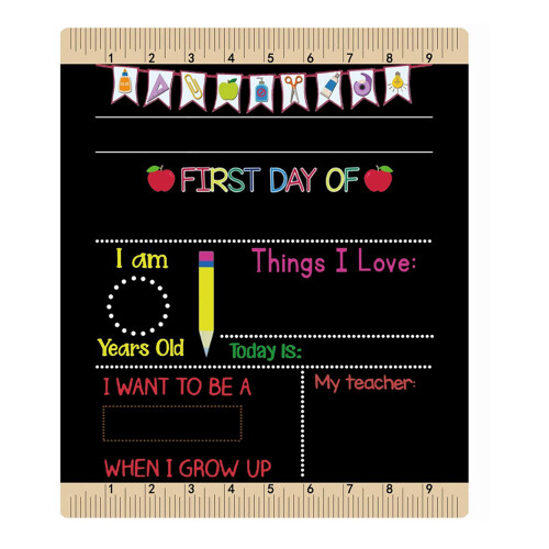 Ecological Friendly Wooden Chalkboard Blackboard Ideal-Style C