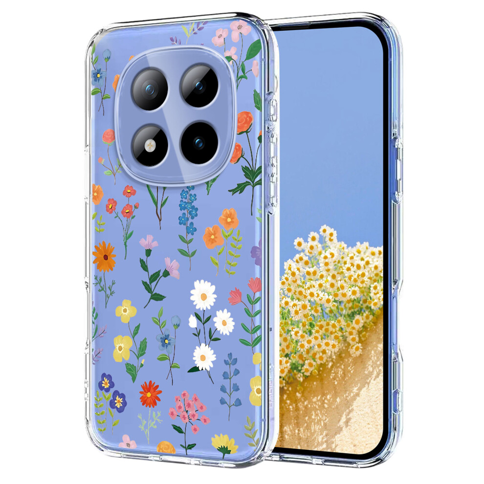 (Daisies) For Xiaomi Redmi Note 15 Pro+ 5G Case Butterfly Floral Pattern Printing Tpu Phone Back Cover 6914289964431