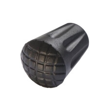 6Pcs Skid Walking Stick Tips for Hiking Poles, Durable Black End Caps for Enhanced Stability and Safety, Universal Fit