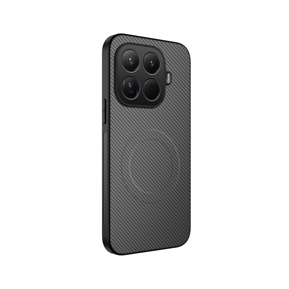 (Grey) For Xiaomi 15T Pro Case Compatible With Magsafe Wanlonfeng Tq Series Carbon Fiber Texture Pc Tpu Phone Cover Grey 6914286069818