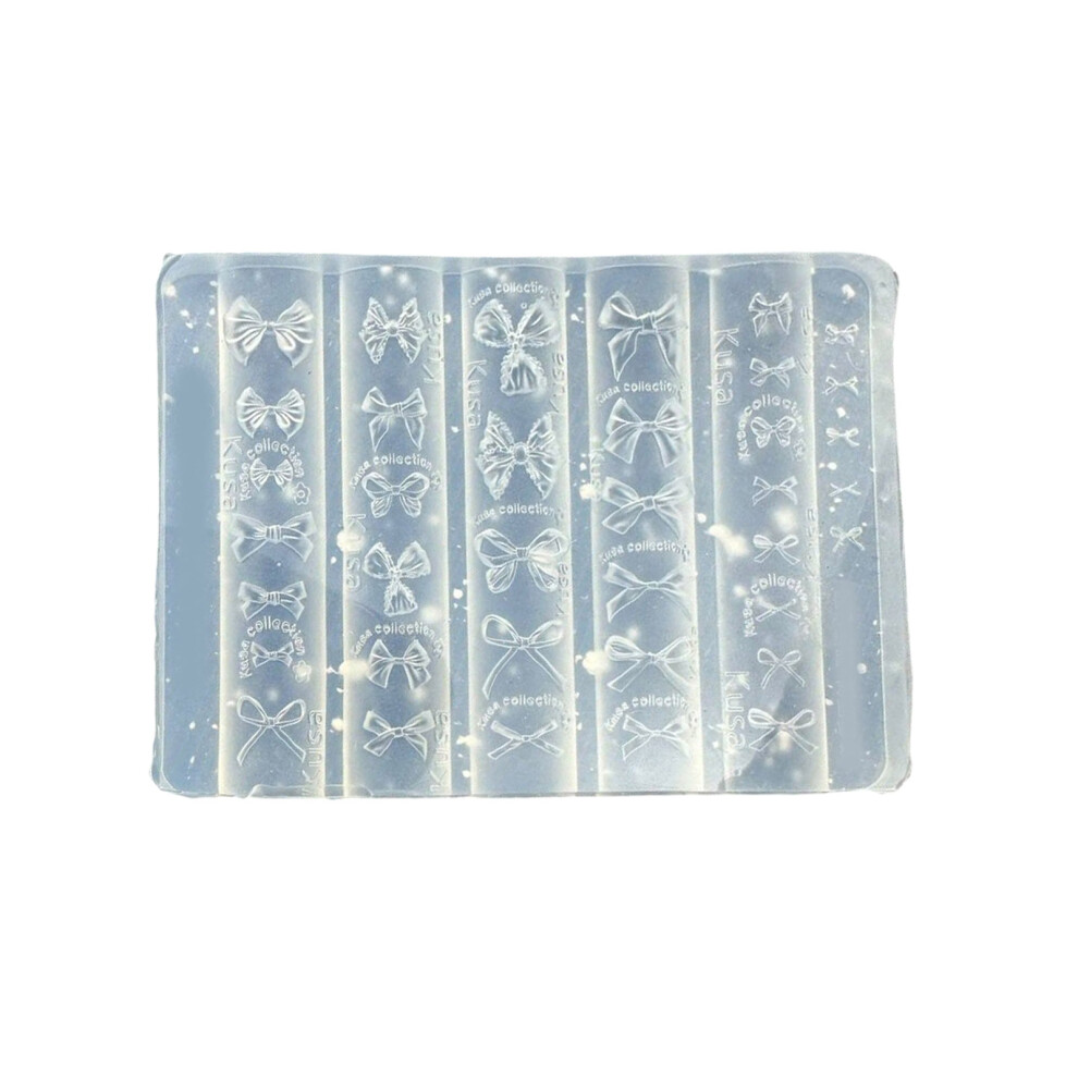 Reusable Silicone Nail Art Template Mold Feature Intricate