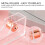 Solid Tape Dispenser Holder For Desk Workspaces-Rose Gold 7