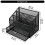 Multifunctional Iron Mesh Desk Pen Organiser 5-Blue 4