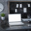Multifunctional Iron Mesh Desk Pen Organiser 5-Blue 5