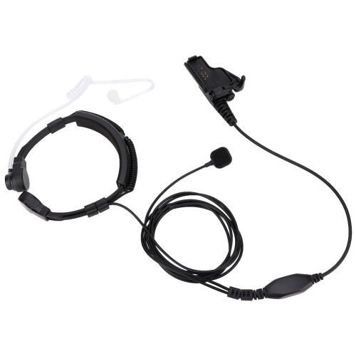 High Strength Precise Connector Headset with Super Strength Cable Module and Remote Microphone, Durable Tactical Headset for Bodyguard and Security Op