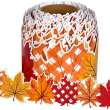 Leaf Border Trim Wall Sticker 32.8ft Bulletin Board Border