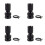 4Pcs Socket Adapter Hexagonal Adapter 1/2 Square Drive to 1/4 1