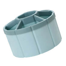 Pen Holders 6 Girds Pencil Organizer Pencil Holders Pencil-Blue