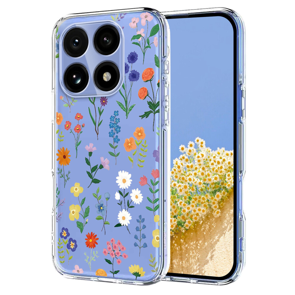 (Daisies) For Xiaomi 15T Case Butterfly Floral Pattern Printing Tpu Phone Back Cover 6914288272490
