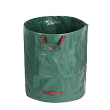 Garden Waste Bag 300L Heavy Duty Waterproof Foldable Yard Leaf Storage with Sturdy Handles