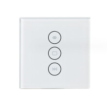 Soluzione intelligente per la decorazione delle finestre, interruttore intelligente WiFi per tende a rullo motorizzate, controllo touch senza sforzo