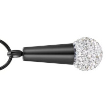 Pet Cremation Jewelry Memorial Pendant with Openable-Black