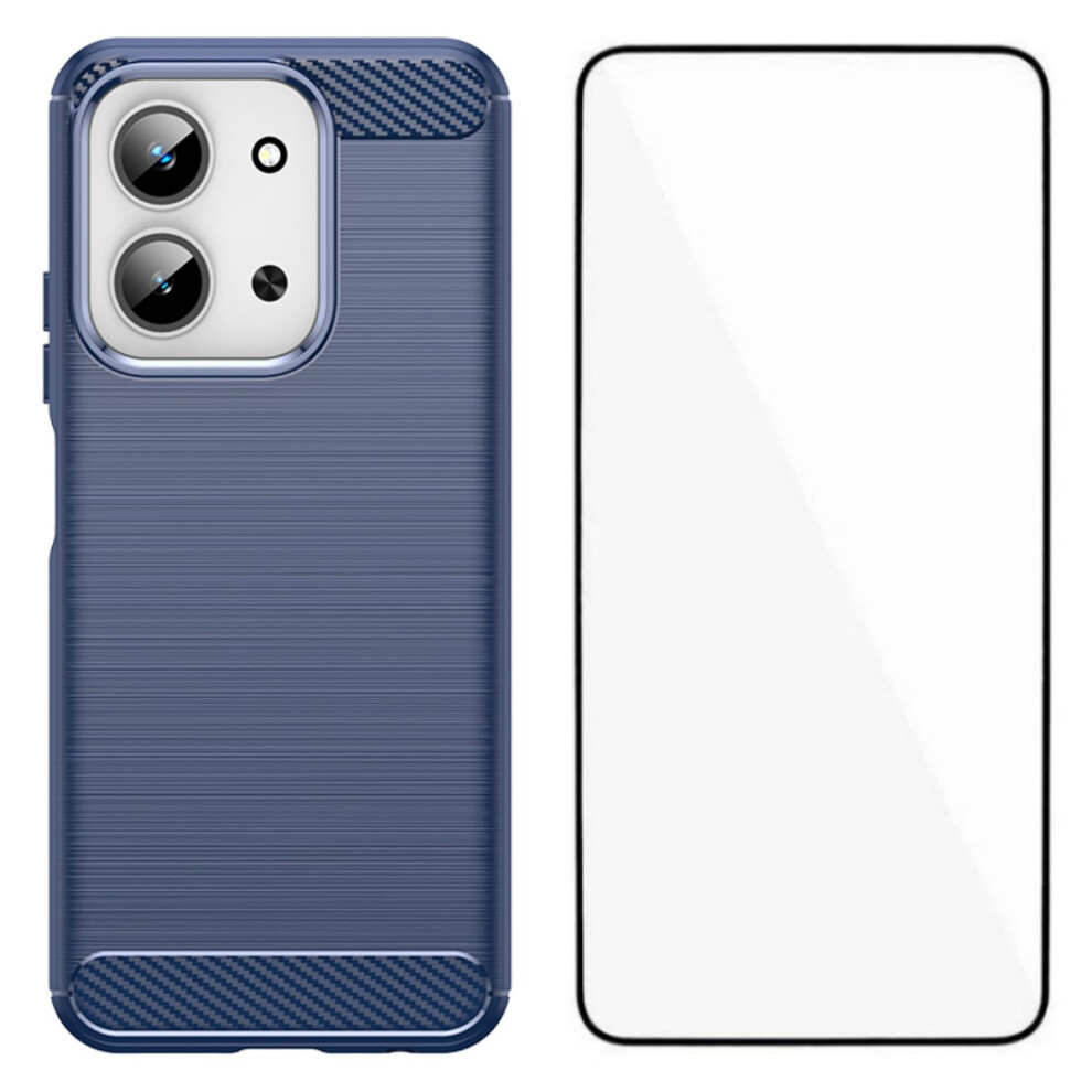 (Blue) For Xiaomi Redmi 15C 4G (Eu) (173Mm) / Xiaomi Redmi 15C 5G (Eu) (173Mm) Case With Screen Film Wanlonfeng Ls Series Big Lens Hole Blue 6914285521218