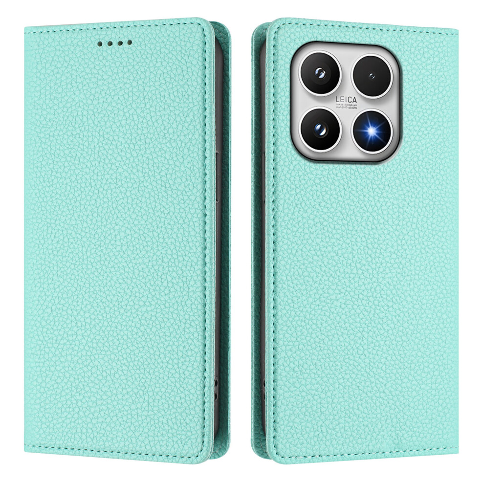 (Mint ) For Xiaomi 17 Wallet Case Rfid Blocking Litchi Texture Leather Mobile Cover Green 6914287492806