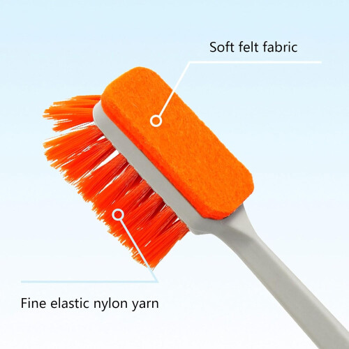 Algae Scraper For Saltwater And Freshwater Aquariums, Scrubber Brush With Long Handle, Efficient Algae Removal 1
