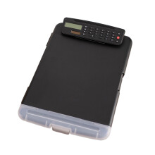 Clipboard with Document Storage Case Calculator File Organiser