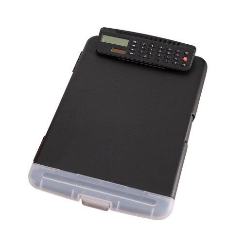 Clipboard with Document Storage Case Calculator File Organiser