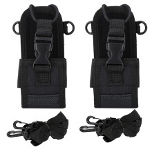 Custodia protettiva per radio, tracolla ibrida in nylon a regolazione rapida per Icom Motorola Kenwood Yaesu Baofeng Wouxun Puxing, custodia