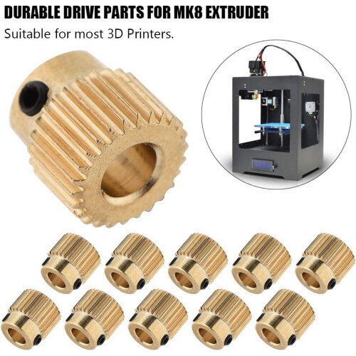Αξεσουάρ εκτυπωτή 3D υψηλής ποιότητας, ορειχάλκινος τροχός γραναζιών που 1