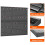 2Pieces Modular Metal Pegboard Wall Panel Garage Workshop 2