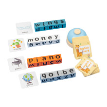 English Learning Puzzle Block Learning Toy For Toddler Word