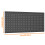 2Pieces Modular Metal Pegboard Wall Panel Garage Workshop 5