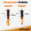 Adjustable Damper Coilover Suspensions for Mini Cooper S R53 02-06 Shock Struts 5