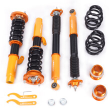 Reglable Amortissement Suspension Kit de combiné fileté coilovers for BMW E46