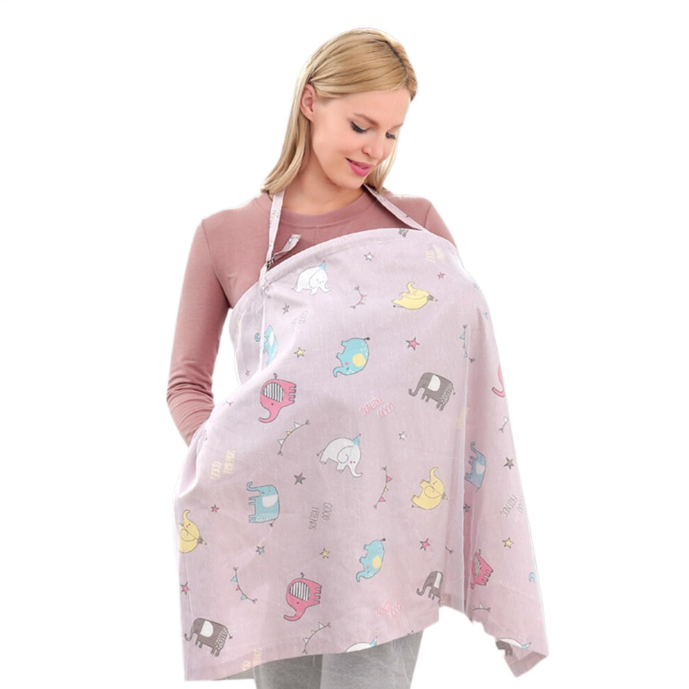Breast Feeding Covers For Women, Soft Nursing Cover, Baby Breastfeeding & Pumping Accessories, Car Seat Compatible Pink