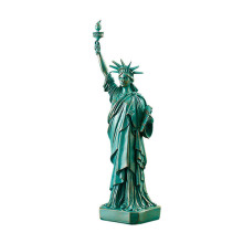 Miniatur-Figur der Freiheitsstatue in Kupferfarbe,-grünes Gold