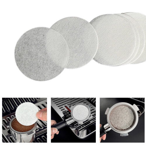 100pcs Coffee Machine Handle Filter Round Papers Coffee-58mm 1
