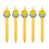 5PCS Ergonomic Ballpoint Pen Black Inks Retractable Ballpoint-1 1