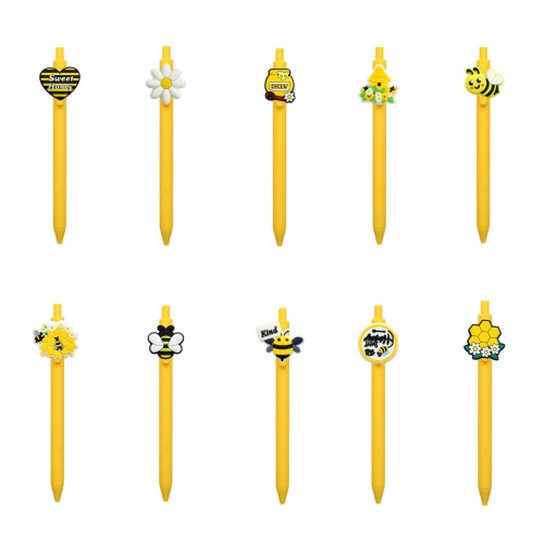 5PCS Ergonomic Ballpoint Pen Black Inks Retractable Ballpoint-1 1