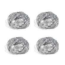 Base de fleur en aluminium pour un arrangement floral-4 argent