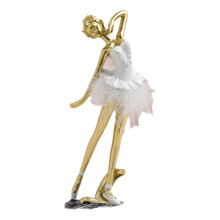 Kreative Ballerina-Statue aus Kunstharz, elegante-5