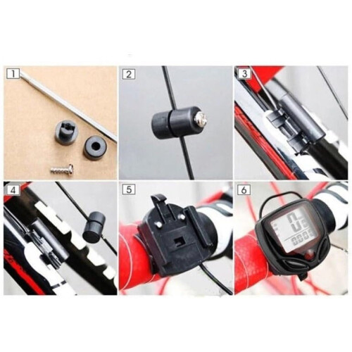 Bike Computer Waterproof Digital Speedometer for Cycling, Multi-Function Display, Compatible with All Bike Models 2
