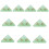 10 NonSlip Edgeds Clips for Secure Paper Holding-Green 1