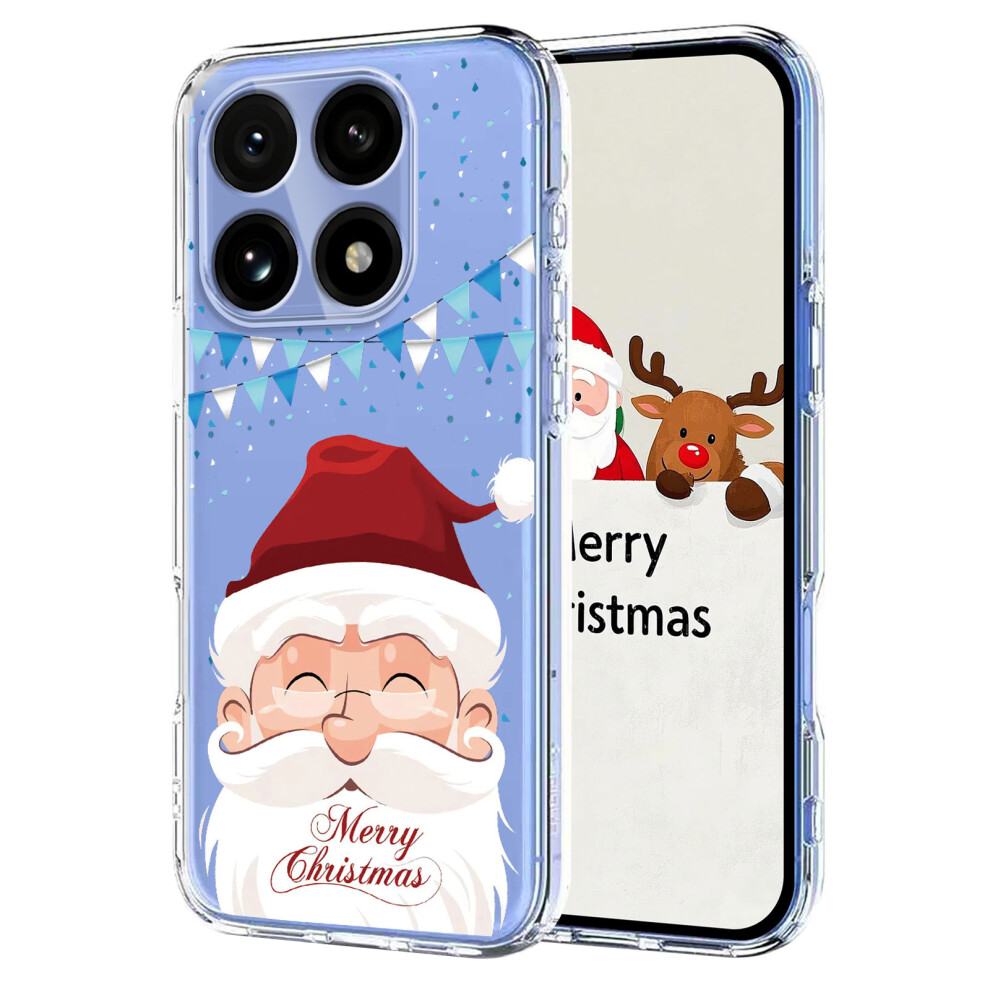 (Santa Claus) For Xiaomi 15T Pro Case Christmas Themed Pattern Printing Tpu Phone Back Cover 6914283679423