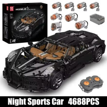 Bouwblokken - BAZARLAND30 - Sportwagen - 4688 stukken - Afstandsbediening - Model 1:8