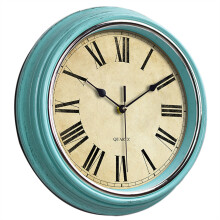Horloge murale Ă piles 12 pouces, horloge murale Vintage,-8