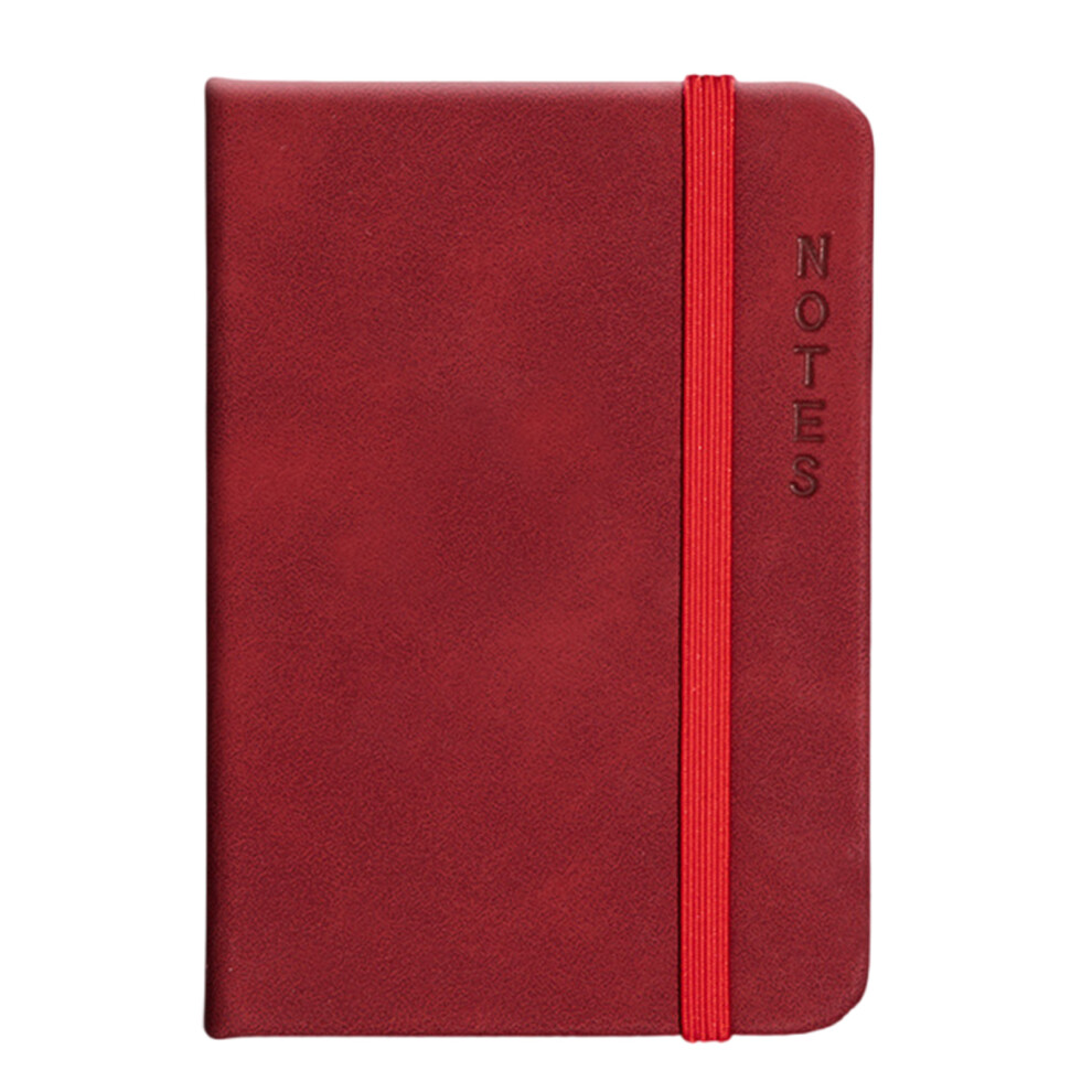 A 7 Pocket Notepads Small Notebook Stationery Notebooks- Red 7696001291801
