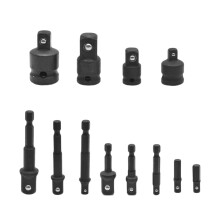 12pcs Hex Shanks Socket Adapter Set Impact Prepared Hex Shanks