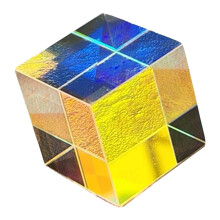 X Cubes Glass Prism Educational Toy Prism-Sixsided bright 25X