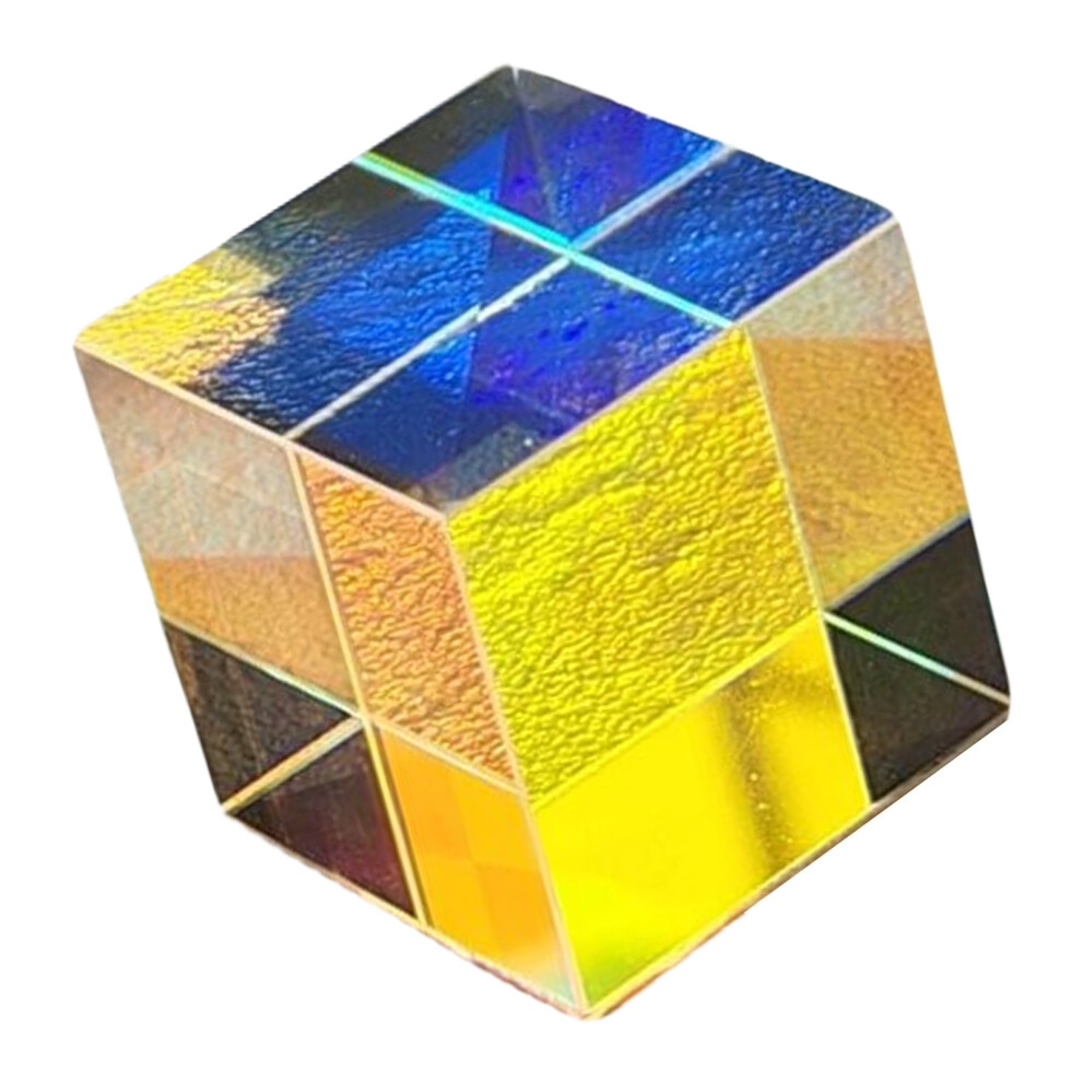 X Cubes Glass Prism Educational Toy Prism-Sixsided Bright 25X Light 7696001293508