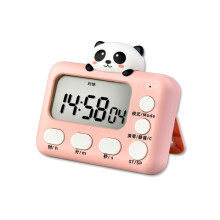 Cartoon Animal Digital Timer Electronic Alarm Clock-panda