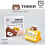 Cartoon Animal Digital Timer Electronic Alarm Clock-panda 4