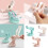 Suction Cup Tape Dispenser for Scrapbooking Adjustable-White 3