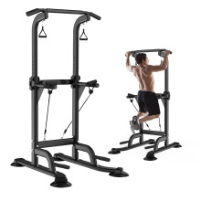 Leiblsufo Pull Up & Dip Station Dip Stand Power Tower, Adjustable Height Home Strength Training Fitness Workout Station,Suitable for Teenagers, Women,