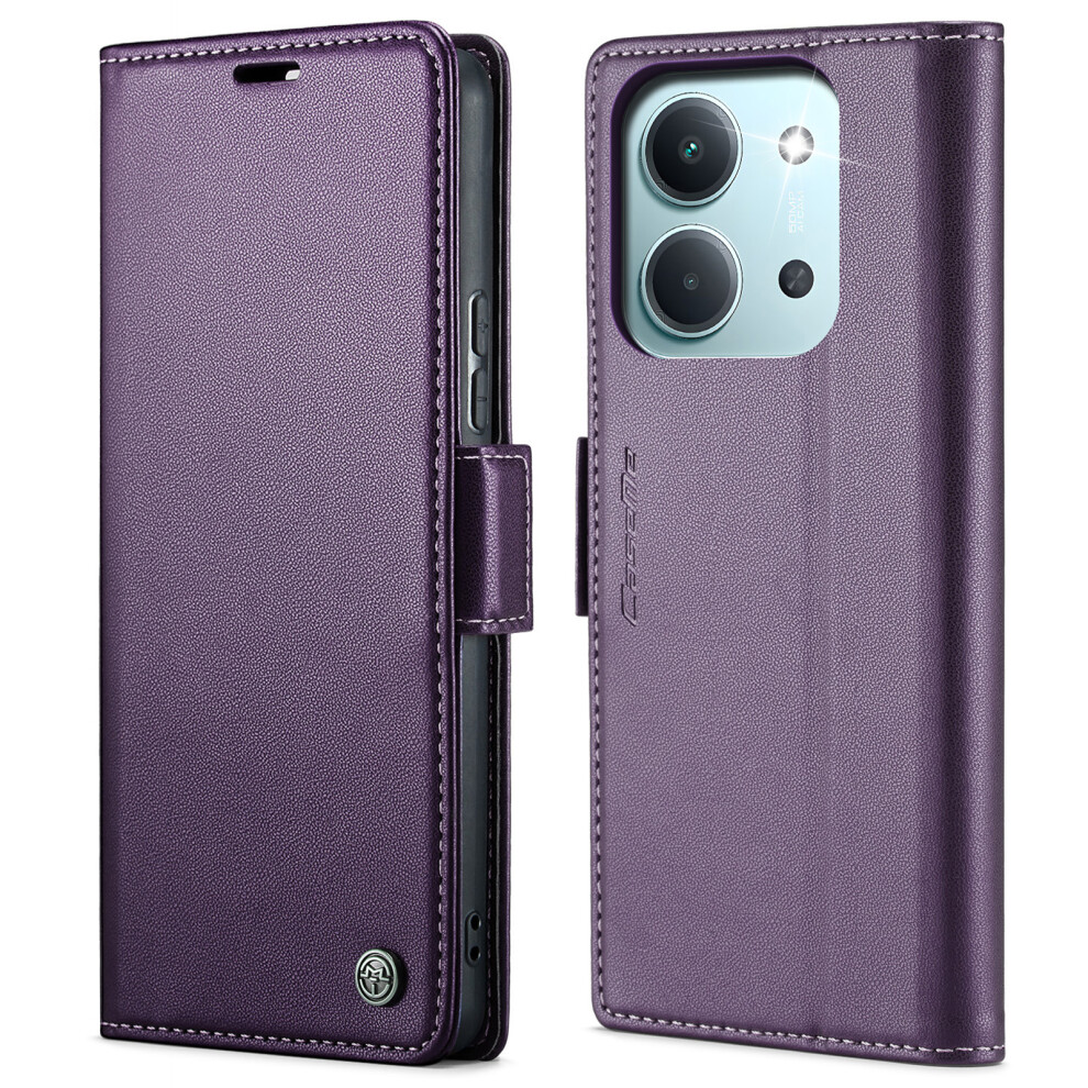 (Purple) For Xiaomi Redmi 15C 5G (Eu) (173Mm) / Xiaomi Redmi 15C 4G (Eu) (173Mm) Case Caseme 023 Series Rfid Blocking Glossy Stand Phone C Purple 6914281207093